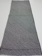 Photo5: 3G02z50  Japanese Kimono Silk  FABRIC Shibori Black 42.5x15.0 (5)