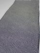 Photo4: 3G03z80  Japanese Kimono Silk  FABRIC Shibori Black 67.7x15.0 (4)