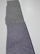 Photo3: 3G08z40  Japanese Kimono Silk  FABRIC Shibori Black 62.2x7.5 (3)