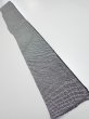 Photo4: 3G08z40  Japanese Kimono Silk  FABRIC Shibori Black 62.2x7.5 (4)