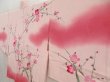 Photo2: 5507T05z550 Vintage Japanese Kimono Silk HAORI Plum blossom Pink (2)