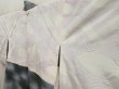 Photo7: 5507T07z620 Vintage Japanese Kimono Silk HAORI  Gray (7)