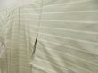 Photo2: 5507T12z730 Vintage Japanese Kimono Silk TSUMUGI  Smoky white (2)