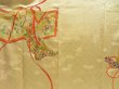 Photo8: 5507T12z1180 Vintage Japanese Kimono Silk FURISODE Makimono Straw yellow (8)