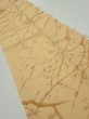 Photo2: 3K10z  Japanese Kimono Silk  FABRIC Branch Yellow-Orange (2)