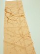 Photo4: 3K10z  Japanese Kimono Silk  FABRIC Branch Yellow-Orange (4)
