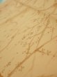 Photo5: 3K10z  Japanese Kimono Silk  FABRIC Branch Yellow-Orange (5)