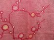 Photo3: 5509T04z400 Vintage Japanese Kimono Silk SHIBORI HAORI Plum branch Dark pink (3)