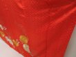 Photo4: 5509T11z1020 Vintage Japanese Kimono Silk FURISODE Tomato red (4)