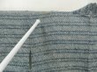 Photo5: 5510T01z450 Vintage Japanese Kimono Silk SHIBORI HAORI  Blue-Gray (5)