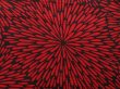 Photo4: 5510T02z440 Vintage Japanese Kimono Silk HAORI Chrysanthemum Dark red (4)