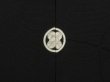 Photo5: 5510T03z580 Vintage Japanese Kimono Silk HAORI Flower Black (5)