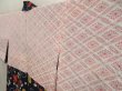 Photo7: 5510T05z610 Vintage Japanese Kimono Silk HAORI Maple Dark navy (7)