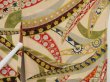 Photo5: 5510T08z530 Antique Japanese Kimono Silk HAORI  Light peach (5)