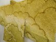 Photo2: 5510T10z610 Vintage Japanese Kimono Silk SHIBORI HAORI Cloud Olive (2)