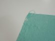 Photo6: 3C05z90  Japanese Kimono Silk  FABRIC Tsujigahana Blue-Green 67.7x14.4 (6)