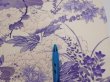 Photo8: 3C04z90  Japanese Kimono Silk  FABRIC Flowers Off-white 68.9x14.6 (8)