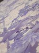 Photo4: 3C05z90  Japanese Kimono Silk  FABRIC Flowers Off-white 67.7x14.6 (4)