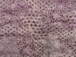 Photo3: 5515T02z450 Vintage Japanese Kimono Silk SHIBORI HAORI Flowers Dull grape (3)