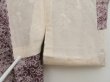 Photo8: 5515T02z450 Vintage Japanese Kimono Silk SHIBORI HAORI Flowers Dull grape (8)