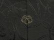 Photo5: 5515T04z500 Antique Japanese Kimono Silk HAORI  Black (5)