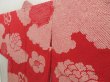 Photo2: 5518T04z680 Vintage Japanese Kimono Silk SHIBORI HAORI Plum blossom Dull red (2)