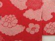 Photo3: 5518T04z680 Vintage Japanese Kimono Silk SHIBORI HAORI Plum blossom Dull red (3)
