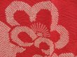Photo4: 5518T04z680 Vintage Japanese Kimono Silk SHIBORI HAORI Plum blossom Dull red (4)