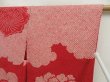 Photo5: 5518T04z680 Vintage Japanese Kimono Silk SHIBORI HAORI Plum blossom Dull red (5)