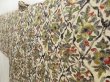 Photo2: 5518T05z440 Vintage Japanese Kimono Silk HAORI Flowers Off-white (2)