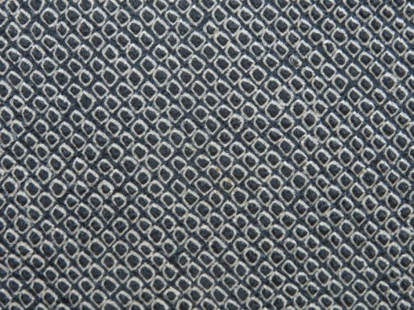 Photo4: 5518T07z570 Vintage Japanese Kimono Silk SHIBORI HAORI  Gray-Blue (4)