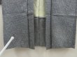 Photo7: 5518T07z570 Vintage Japanese Kimono Silk SHIBORI HAORI  Gray-Blue (7)