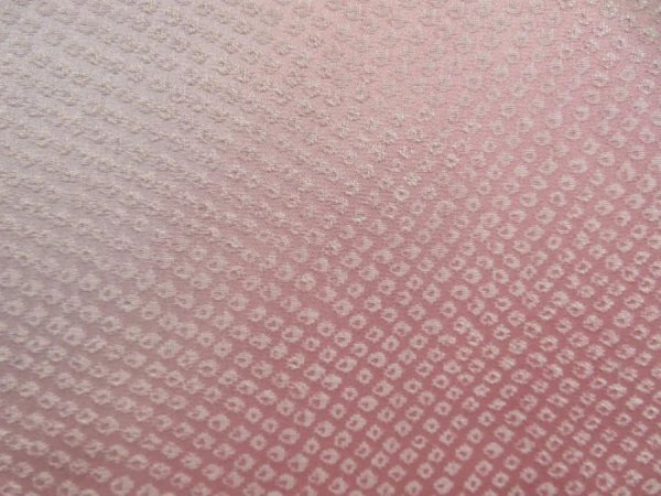 Photo4: 5518T08z520 Vintage Japanese Kimono Silk HAORI  Pink (4)