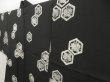 Photo2: 5518T09z610 Vintage Japanese Kimono Silk HAORI  Black (2)