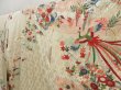 Photo2: 5518T13z840 Vintage Japanese Kimono Silk FURISODE Phoenix Off-white (2)
