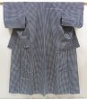 Photo1: 5523T01z460 Vintage Japanese Kimono Cotton YUKATA Dot Indigo (1)