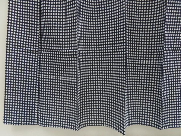 Photo4: 5523T01z460 Vintage Japanese Kimono Cotton YUKATA Dot Indigo (4)