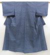 Photo1: 5523T02z400 Vintage Japanese Kimono Cotton YUKATA  Indigo (1)