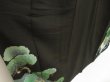 Photo3: 5523T03z750 Antique Japanese Kimono Crepe Silk TOMESODE Crane Black (3)