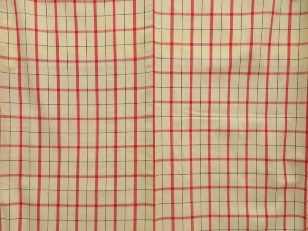 Photo5: 5523T04z780 Vintage Japanese Kimono Silk TSUMUGI  Light peach (5)