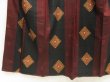 Photo4: 5523T05z530 Antique Japanese Kimono Silk TSUMUGI Flower Black (4)