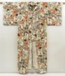 Photo8: 5523T06z480 Vintage Japanese Kimono Silk HITOE KOMON Off-white (8)