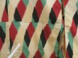 Photo7: 5523T10z920 Vintage Japanese Kimono Silk TSUMUGI  Off-white (7)