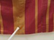 Photo8: 5523T11z670 Antique Japanese Kimono Silk TSUMUGI  Wine red (8)