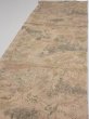 Photo3: 3J04z90  Japanese Kimono Crepe Silk  FABRIC Scenery Light brown 65.4x14.6 (3)