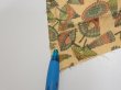 Photo6: 3J02z40  Japanese Kimono Silk  FABRIC Umbrella Cream yellow 41.7x14.0 (6)