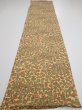 Photo5: 3J03z60  Japanese Kimono Silk  FABRIC Umbrella Cream yellow 59.8x14.2 (5)