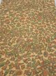 Photo1: 3J04z60  Japanese Kimono Silk  FABRIC Umbrella Cream yellow 59.8x14.0 (1)