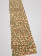 Photo2: 3J09z40  Japanese Kimono Silk  FABRIC Umbrella Cream yellow 74.8x6.9 (2)