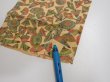 Photo6: 3J09z40  Japanese Kimono Silk  FABRIC Umbrella Cream yellow 74.8x6.9 (6)